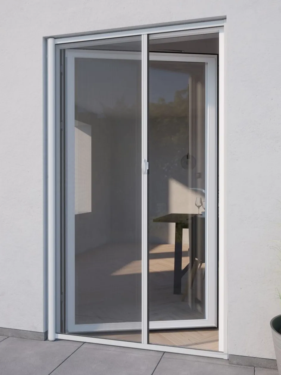 Best NYORDMosquitera enrollable NYORD 125x220 para puerta blanco Mosquiteras