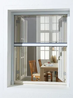 Hot NYORDMosquitera enrollable NYORD 130x160 para ventana blanco Mosquiteras