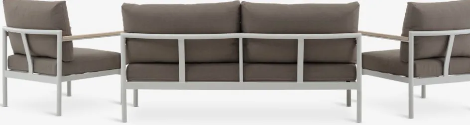 Hot ODDESUNDConjunto muebles jardín ODDESUND 4,5 plazas beis Conjuntos Mesa Y Sillas De Jardín|Muebles De Jardín