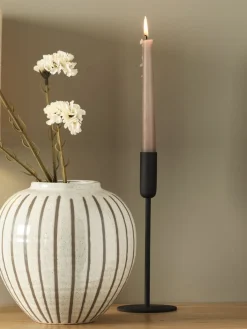 Hot OLAVCandelabro OLAV Ø9xA24cm negro Portavelas