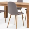 Discount OLDE + JONSTRUPMesa OLDE L200 roble natural + 4 sillas JONSTRUP gris Mesas De Comedor|Conjuntos De Comedor