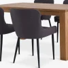 OLDE + PEBRINGEMesa OLDE L160 roble natural + 4 sillas PEBRINGE gris/negro Mesas De Comedor|Conjuntos De Comedor