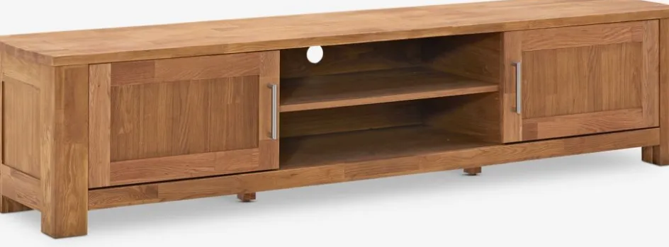 New OLDEMueble TV OLDE 200cm 2 puertas 1 estante roble natural Muebles De TV