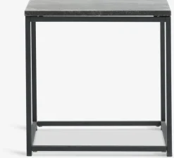 Hot OLDHUSEMesa auxiliar OLDHUSE A45xL45xA45 negro Mesas De Jardín|Muebles De Jardín