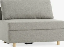 Best OLSTRUPSofá cama OLSTRUP 1,5 plazas tela gris Sofás Cama|Sofás Cama
