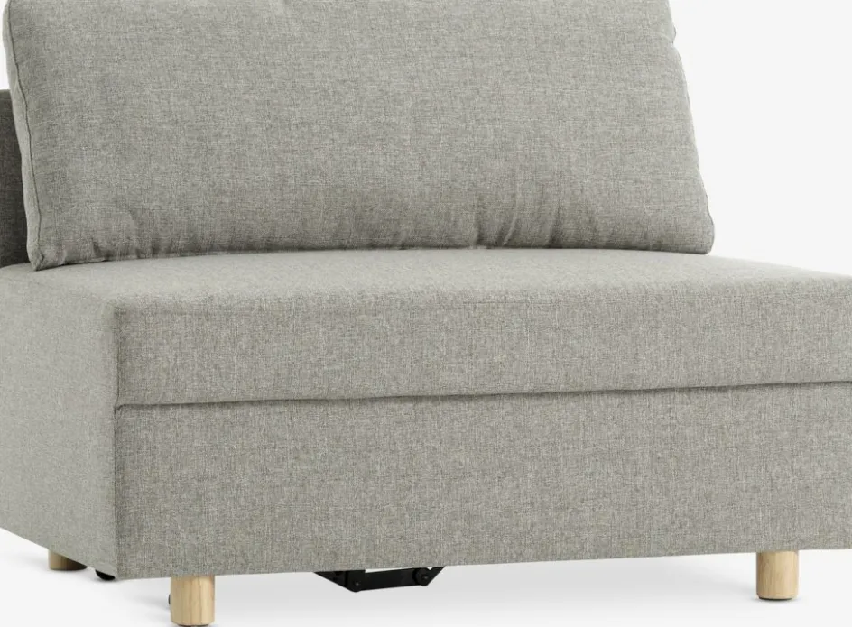 Best OLSTRUPSofá cama OLSTRUP 1,5 plazas tela gris Sofás Cama|Sofás Cama
