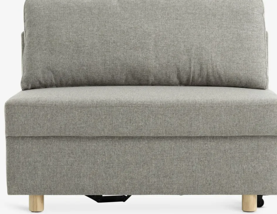 Best OLSTRUPSofá cama OLSTRUP 1,5 plazas tela gris Sofás Cama|Sofás Cama
