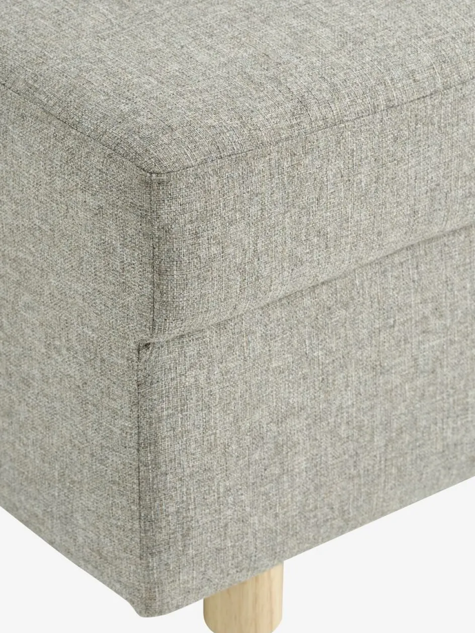 Best OLSTRUPSofá cama OLSTRUP 1,5 plazas tela gris Sofás Cama|Sofás Cama