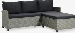 Sale ONDRUPSofá de exterior con chaise longue ONDRUP 3 plazas gris Muebles De Jardín
