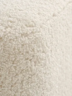 Outlet OREBOPuf OREBO 84x45 felpa blanco crudo Pufs|Pufs