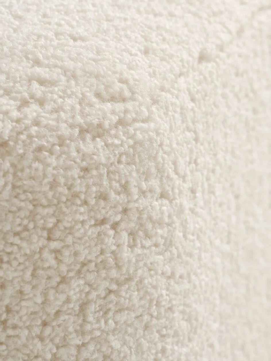 Outlet OREBOPuf OREBO 84x45 felpa blanco crudo Pufs|Pufs