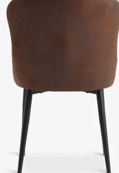 PEBRINGESilla de comedor PEBRINGE marrón envejecido/negro Sillas De Comedor