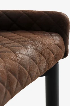 PEBRINGESilla de comedor PEBRINGE marrón envejecido/negro Sillas De Comedor