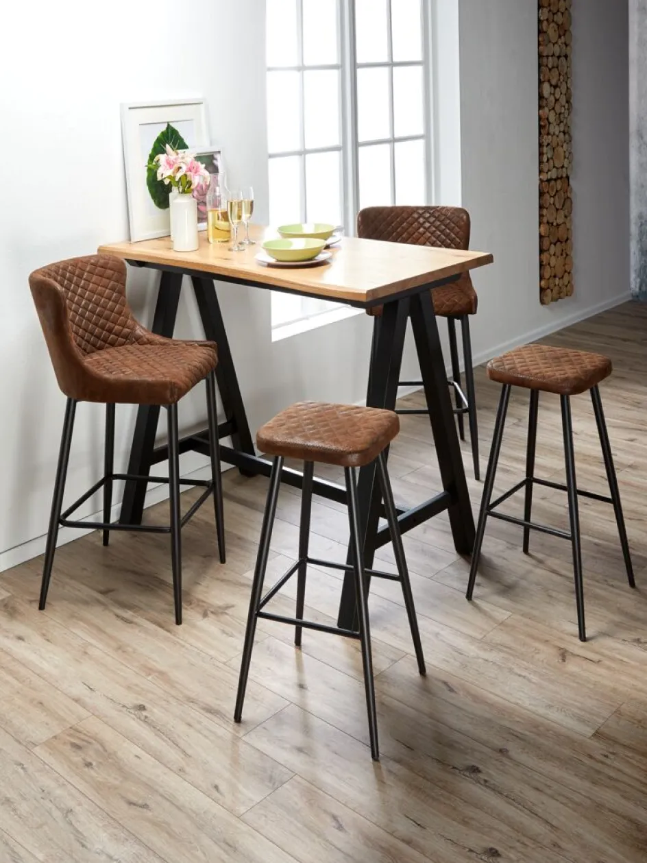 Online PEBRINGETaburete de bar PEBRINGE con respaldo tela /negro Taburetes Y Mesas De Bar|Taburetes Y Mesas De Bar