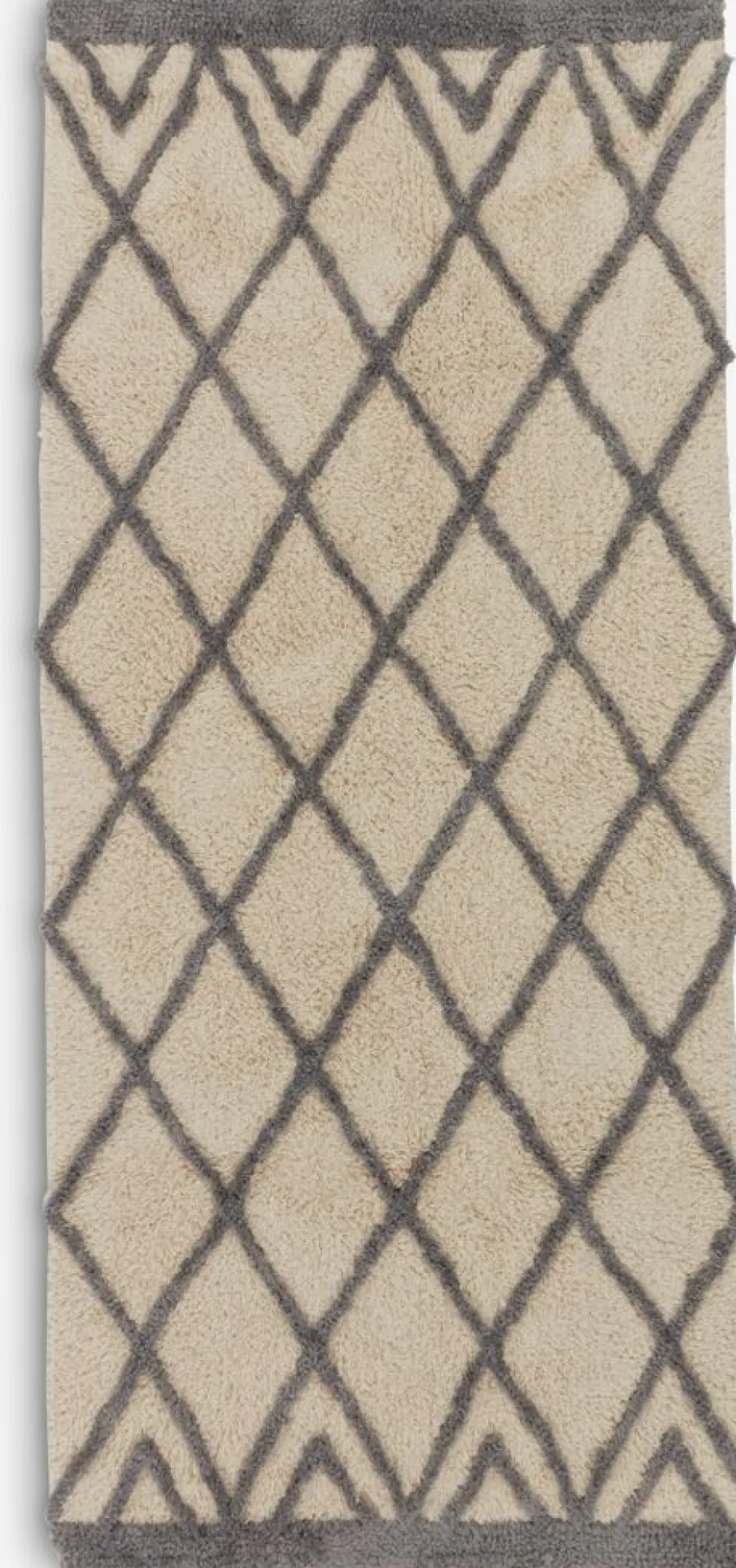 Online PENGEURTAlfombra PENGEURT 70x160 blanco crudo/gris Alfombras Pequeñas|Alfombras