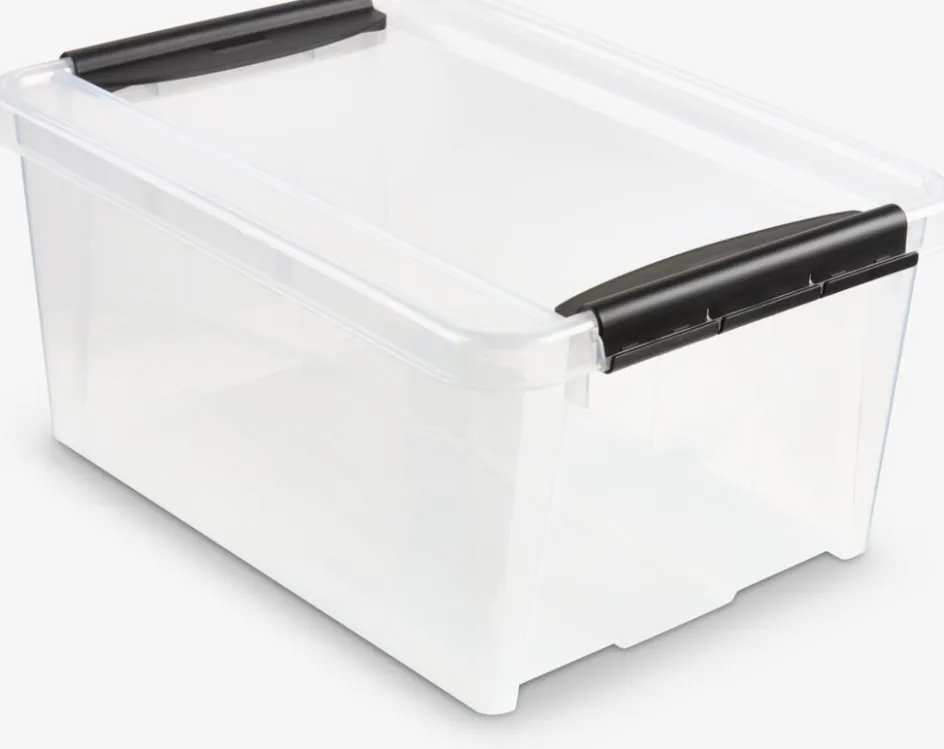 Best PROBOXCaja PROBOX 14L con tapa transparente Todas Las Cestas|Almacenaje De Plástico