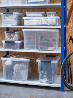 Best PROBOXCaja PROBOX 14L con tapa transparente Todas Las Cestas|Almacenaje De Plástico