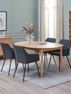 Online PURHUSSilla de comedor PURHUS gris/negro Sillas De Comedor