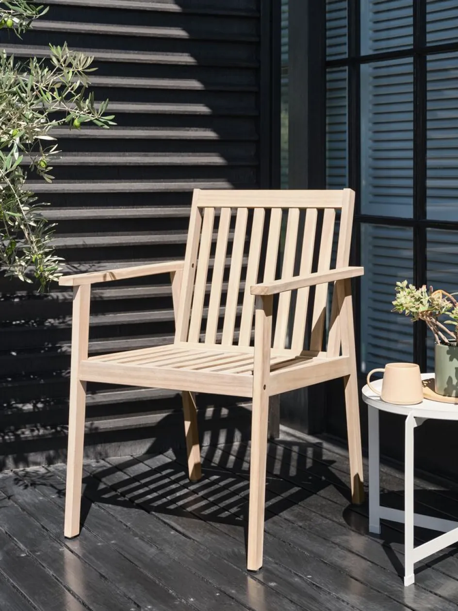 New RADSTEDSilla de jardín RADSTED madera dura Sillas De Jardín