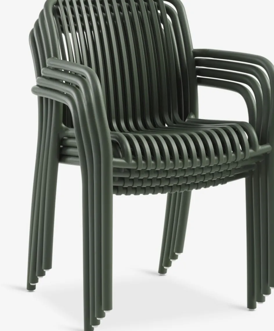 Online RADSTRUP + NABBENMesa RADSTRUP Ø60 negro + 2 sillas NABBEN Conjuntos Mesa Y Sillas De Jardín