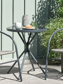 Hot RADSTRUPMesa de balcón RADSTRUP Ø60 negro Mesas De Jardín