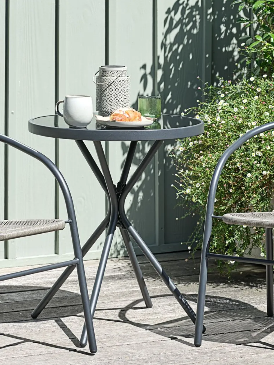 Hot RADSTRUPMesa de balcón RADSTRUP Ø60 negro Mesas De Jardín