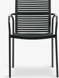 Sale RANGSTRUP + NABEMesa RANGSTRUP Ø110 natural/negro + 4 sillas NABE negro Conjuntos Mesa Y Sillas De Jardín