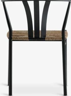 RANGSTRUP + TAGMARKMesa RANGSTRUP Ø130 natural/negro + 4 sillas TAGMARK Conjuntos Mesa Y Sillas De Jardín