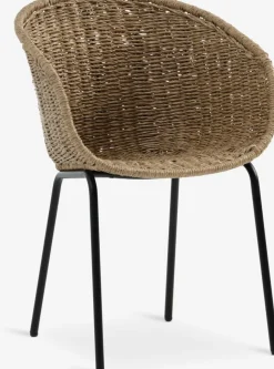 Hot RANGSTRUP + TUERNEMesa RANGSTRUP Ø110 + 4 sillas TUERNE natural Conjuntos Mesa Y Sillas De Jardín