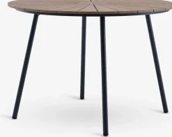 Best RANGSTRUPMesa de jardín RANGSTRUP Ø110 natural/negro Mesas De Jardín