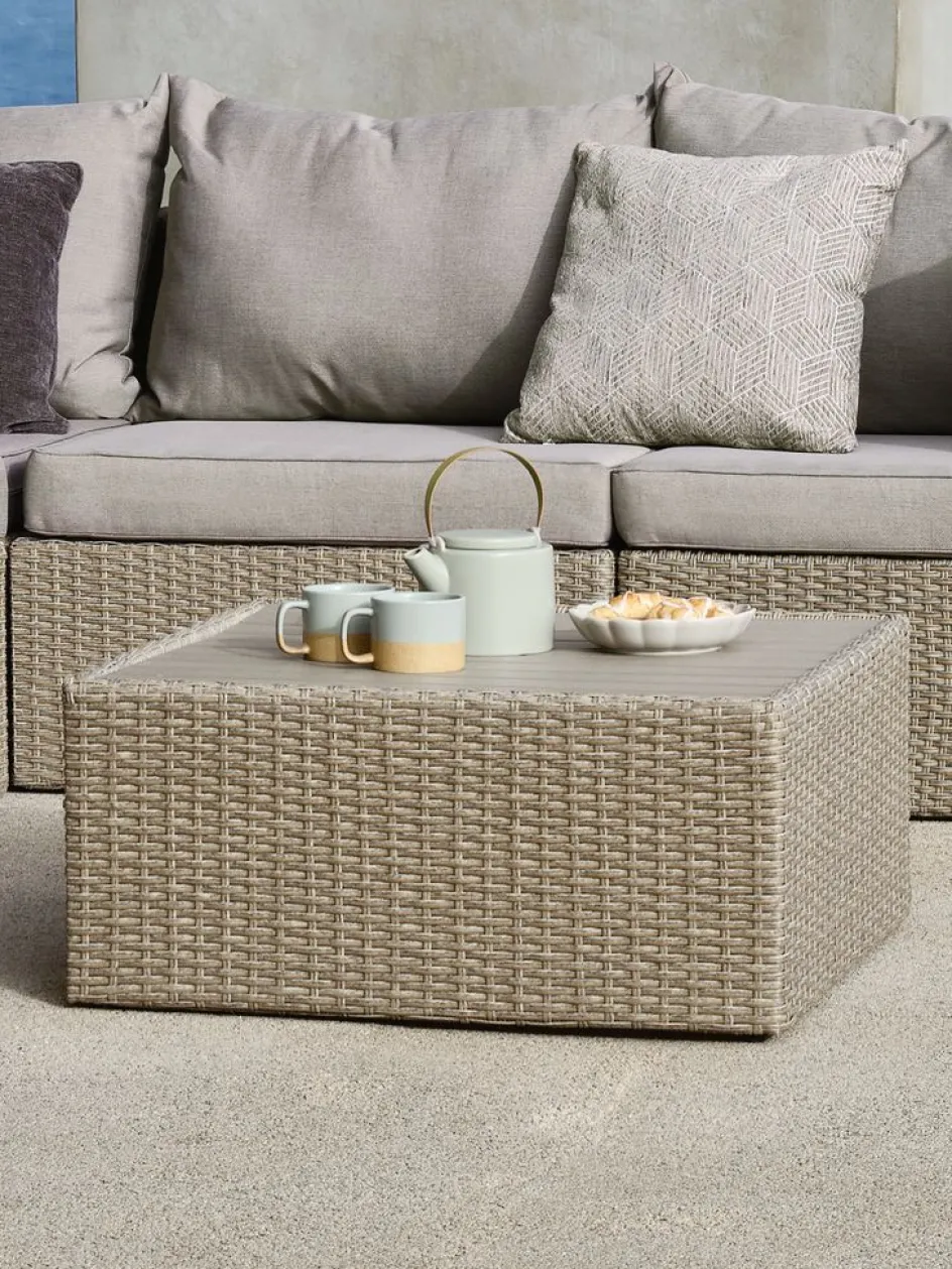 RAVNDRUPMódulo de jardín mesa de centro RAVNDRUP A70xL70 natural Mesas De Jardín|Muebles De Jardín