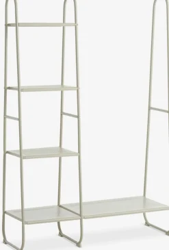 Outlet RAVNKILDEMueble recibidor RAVNKILDE 4 estantes arena claro Percheros Con Zapatero|Percheros Con Zapatero