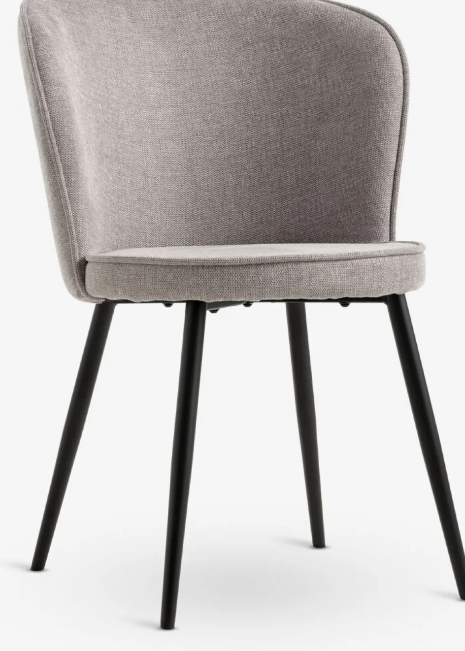 Online RISSKOVSilla de comedor RISSKOV tela /negro Sillas De Comedor