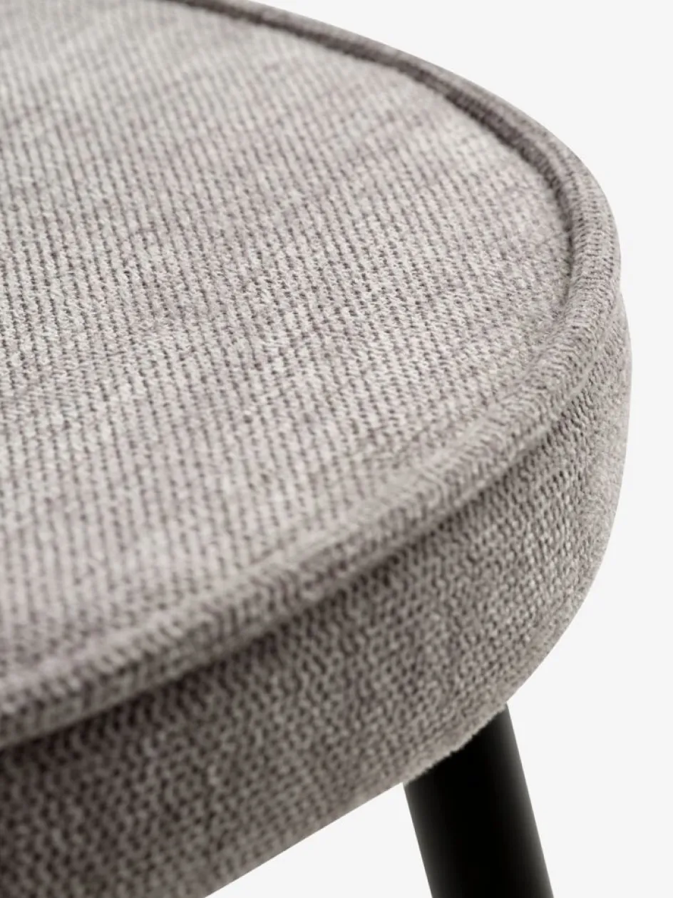 Online RISSKOVSilla de comedor RISSKOV tela /negro Sillas De Comedor