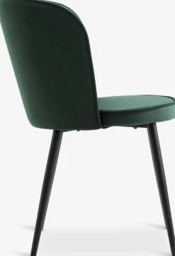 Outlet RISSKOVSilla de comedor RISSKOV terciopelo /negro Sillas De Comedor