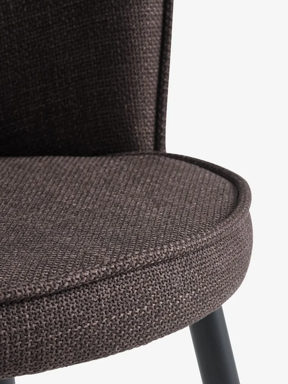 Discount RISSKOVSilla de comedor RISSKOV tela /negro Sillas De Comedor