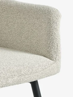 Online ROSLEV + PURHUSMesa ROSLEV L200 roble natural + 4 PURHUS blanco crudo/negro Mesas De Comedor|Conjuntos De Comedor