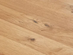 Outlet ROSLEVMesa de comedor ROSLEV 95x200 roble natural/negro Mesas De Comedor