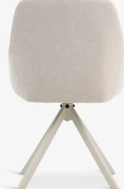 Online ROSTRUPSilla de comedor ROSTRUP giratoria tela beis Sillas De Comedor