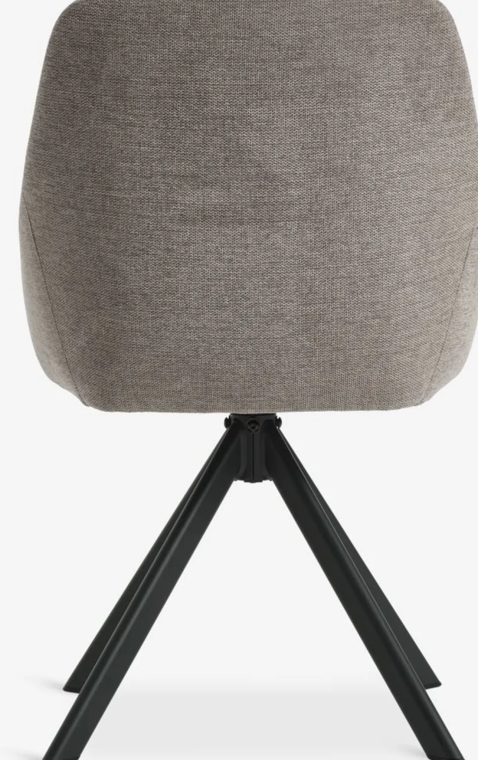 Clearance ROSTRUPSilla de comedor ROSTRUP giratoria tela /negro Sillas De Comedor
