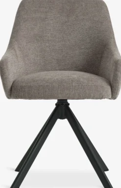 Clearance ROSTRUPSilla de comedor ROSTRUP giratoria tela /negro Sillas De Comedor