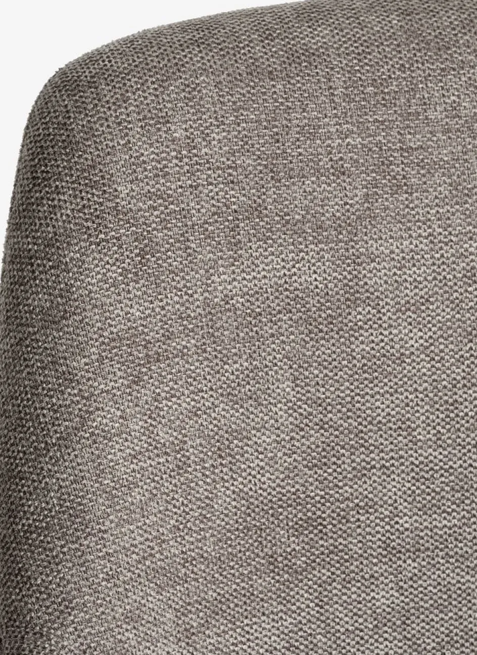 Clearance ROSTRUPSilla de comedor ROSTRUP giratoria tela /negro Sillas De Comedor