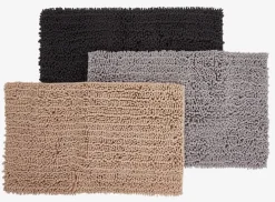 Best ROSVIKPLUSAlfombrilla de baño ROSVIK 50x80cm chenilla antracita Alfombras De Baño