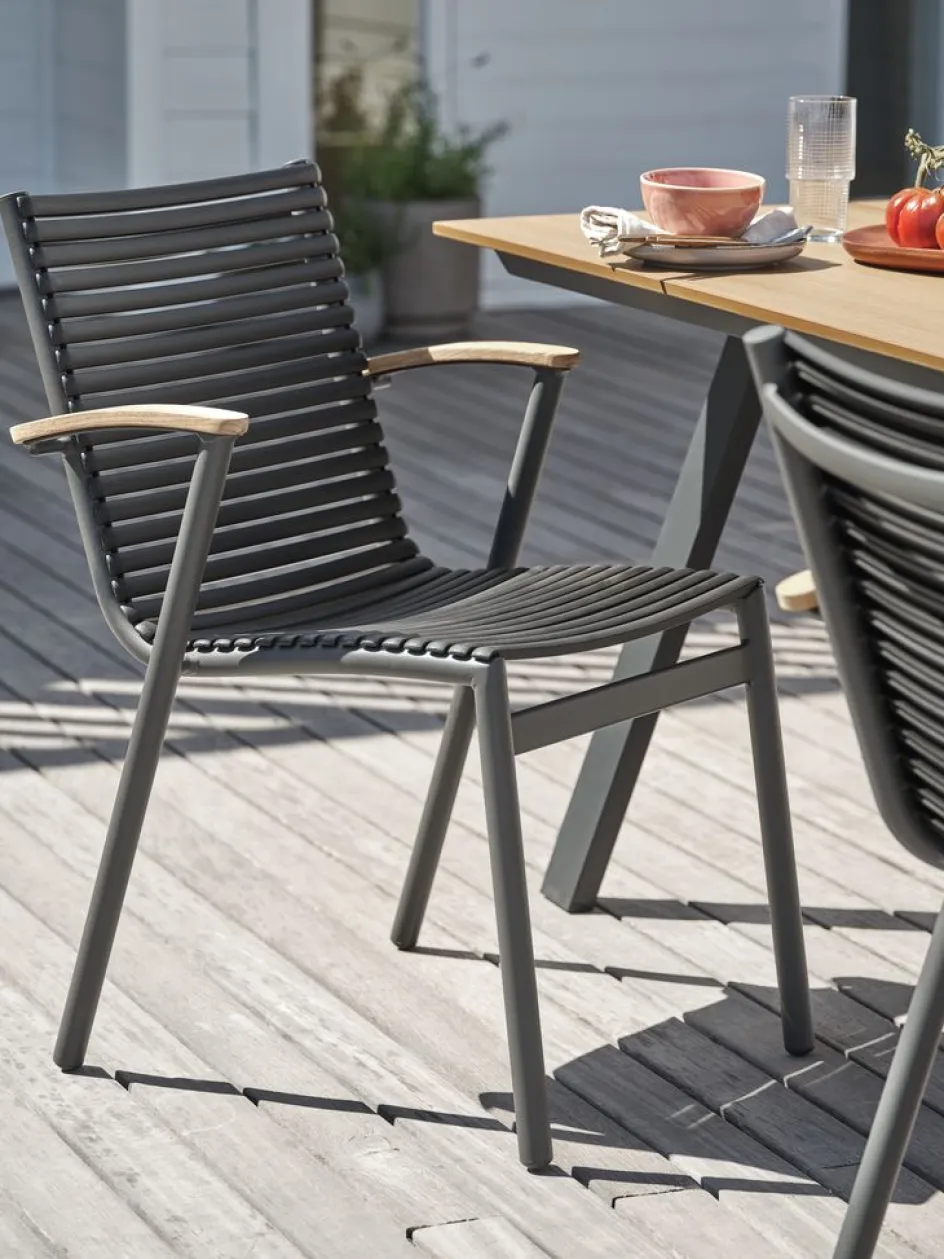 Online SADBJERGSilla apilable SADBJERG negro Sillas De Jardín