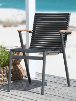 Online SADBJERGSilla apilable SADBJERG negro Sillas De Jardín