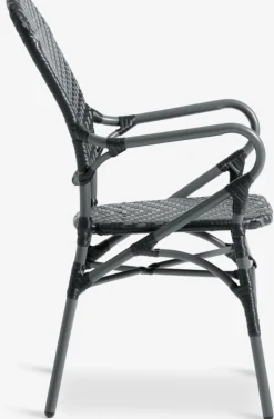 Outlet SAKSBORGSilla apilable SAKSBORG gris Sillas De Jardín