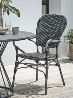 Outlet SAKSBORGSilla apilable SAKSBORG gris Sillas De Jardín