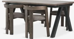 Sale SANDBY + BOVRUPMesa SANDBY L160 roble oscuro + 4 BOVRUP roble oscuro/marrón Mesas De Comedor|Conjuntos De Comedor