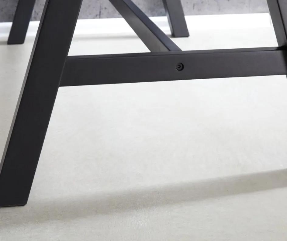 Best SANDBYMesa de bar SANDBY 71x128 roble natural/negro Taburetes Y Mesas De Bar|Taburetes Y Mesas De Bar