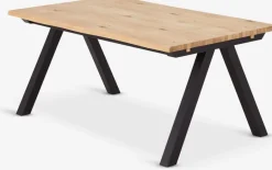 Best SANDBYMesa de comedor SANDBY 100x160 roble natural/negro Mesas De Comedor